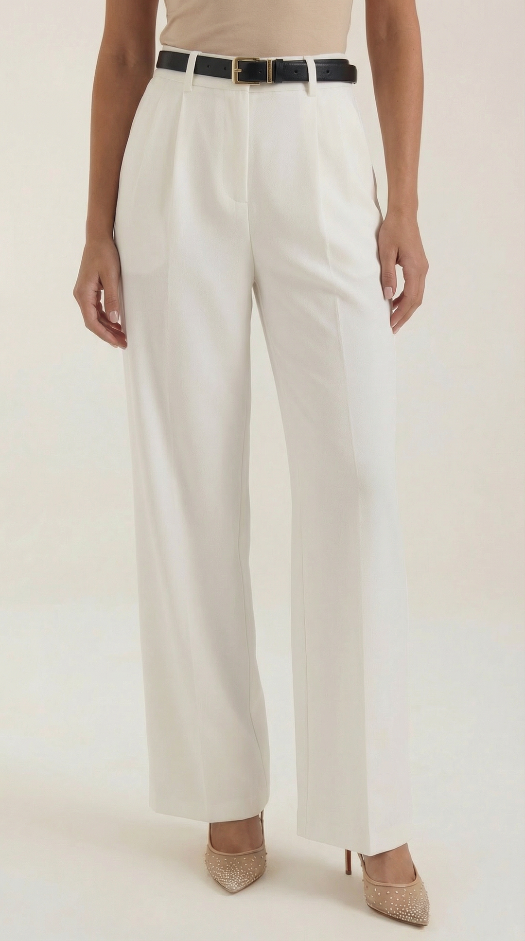 Claire High Waist Straight Leg Trousers
