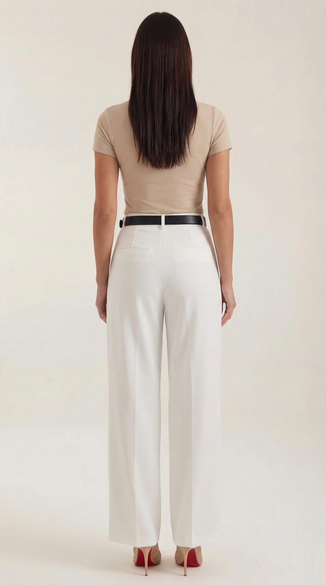 Claire High Waist Straight Leg Trousers