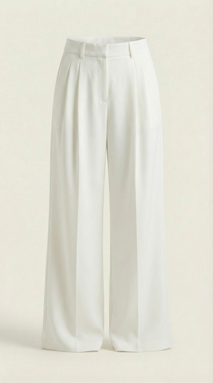 Claire High Waist Straight Leg Trousers