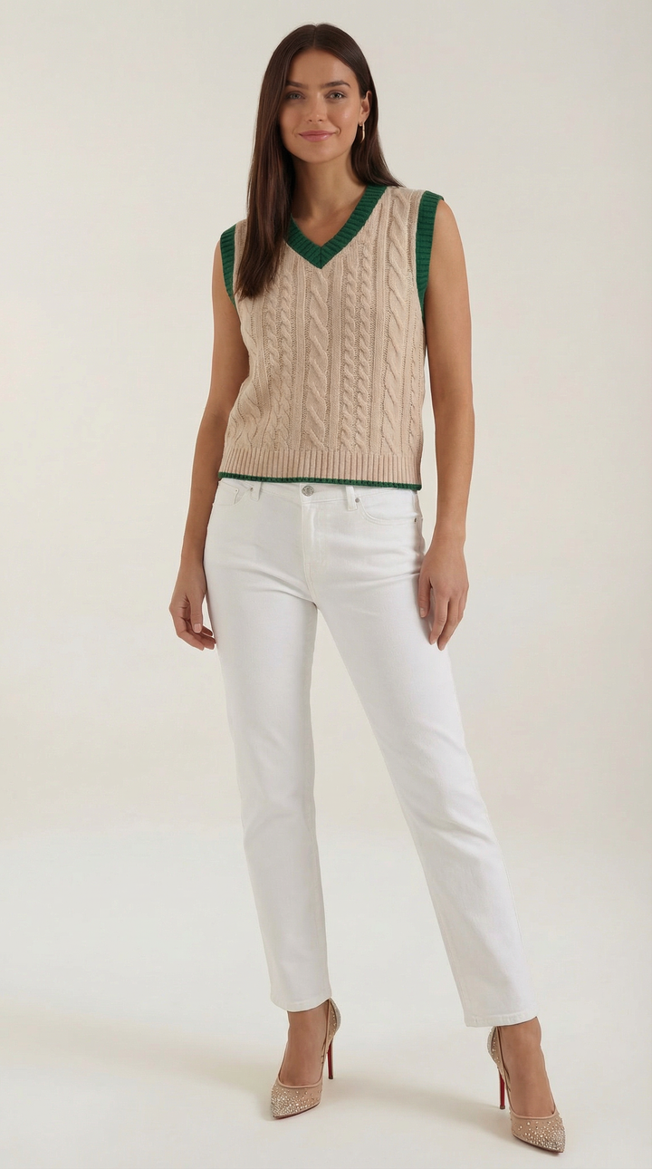 Clara Knitted Waistcoat