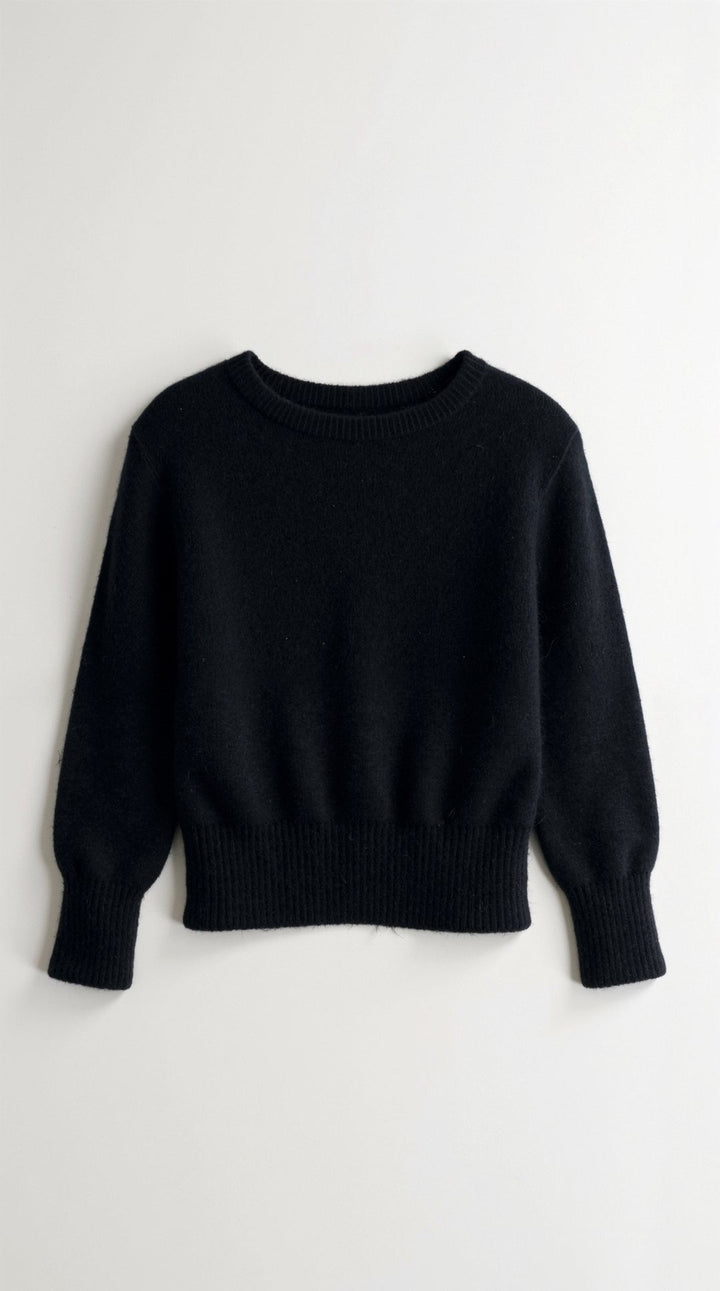 Crystal Cinched Knit Sweater