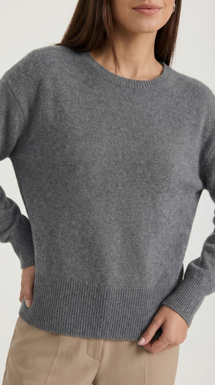 Crystal Cinched Knit Sweater