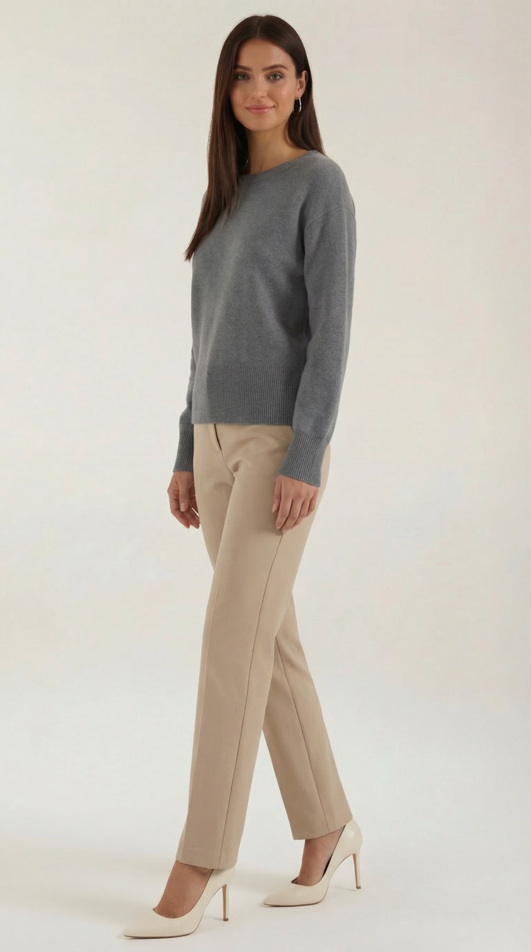 Crystal Cinched Knit Sweater