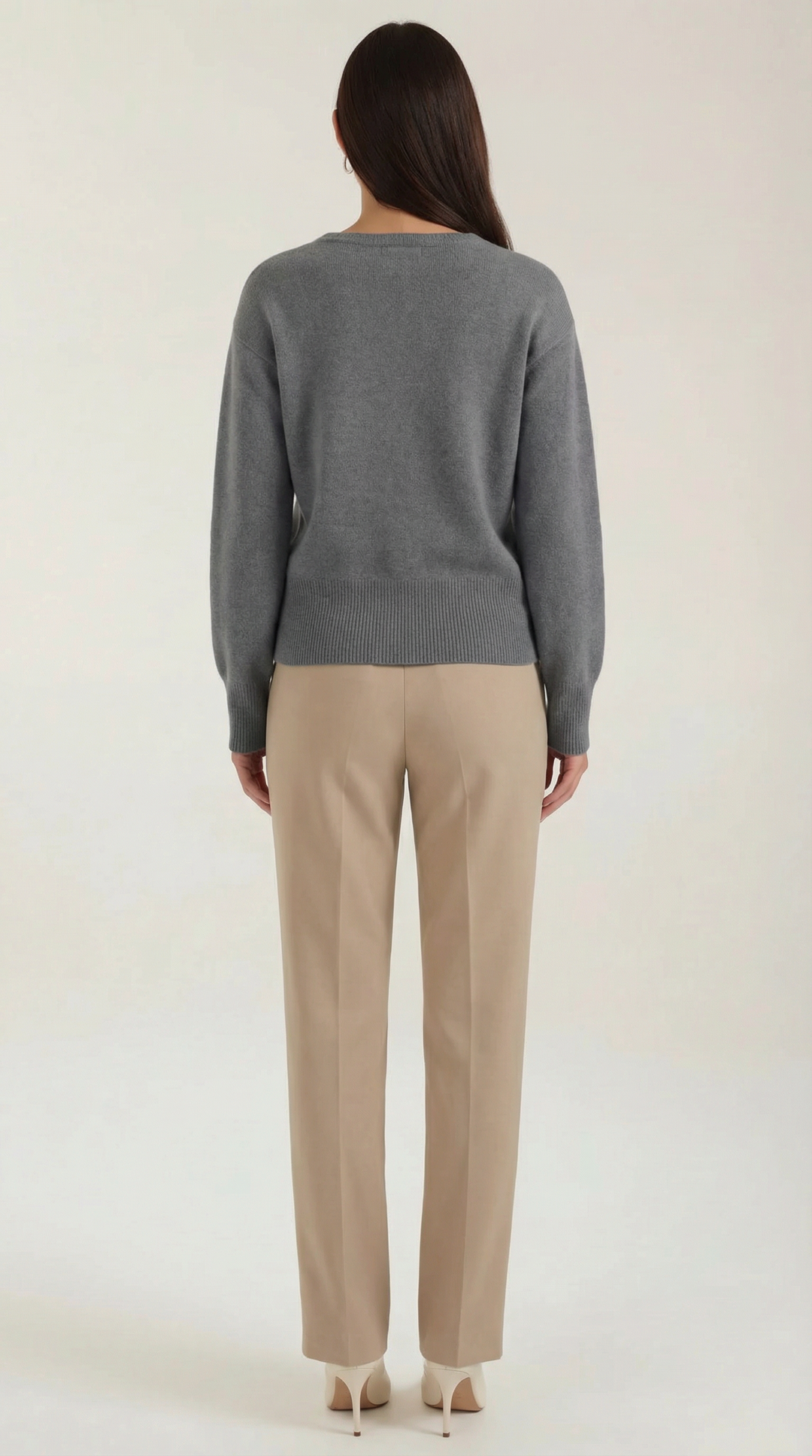 Crystal Cinched Knit Sweater