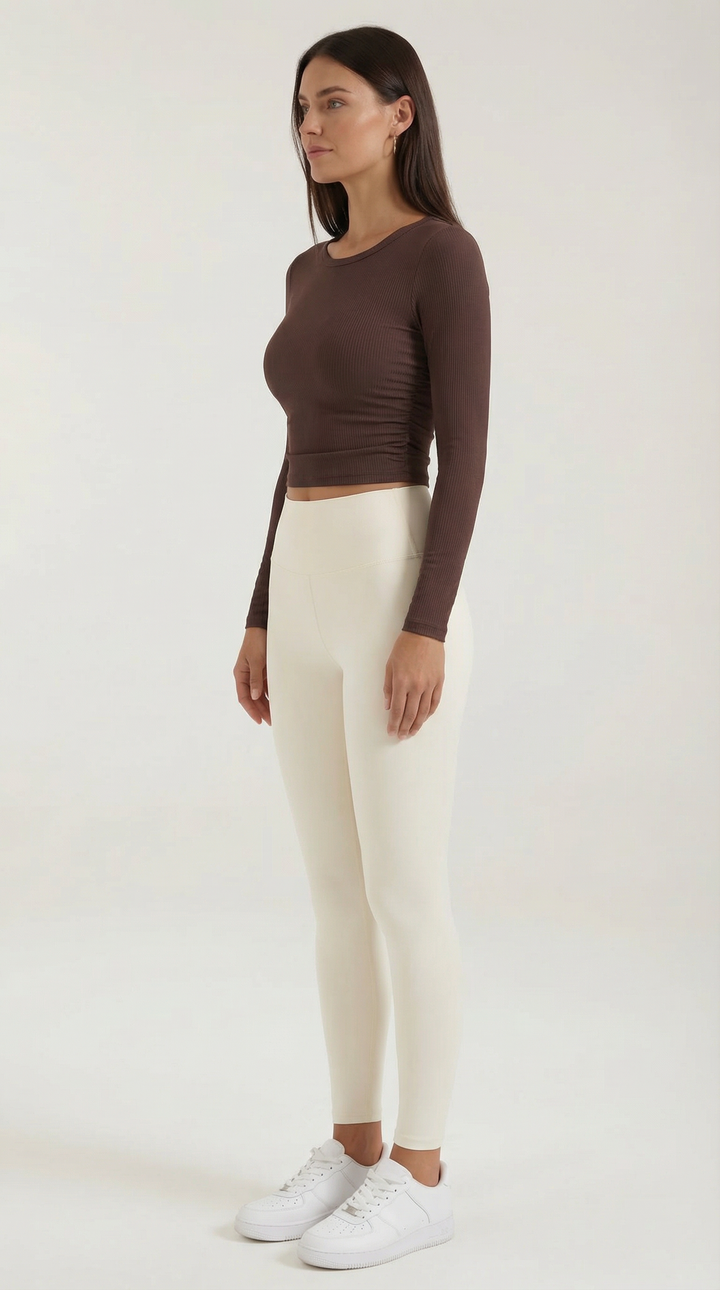 Dawn Ribbed Crop Top