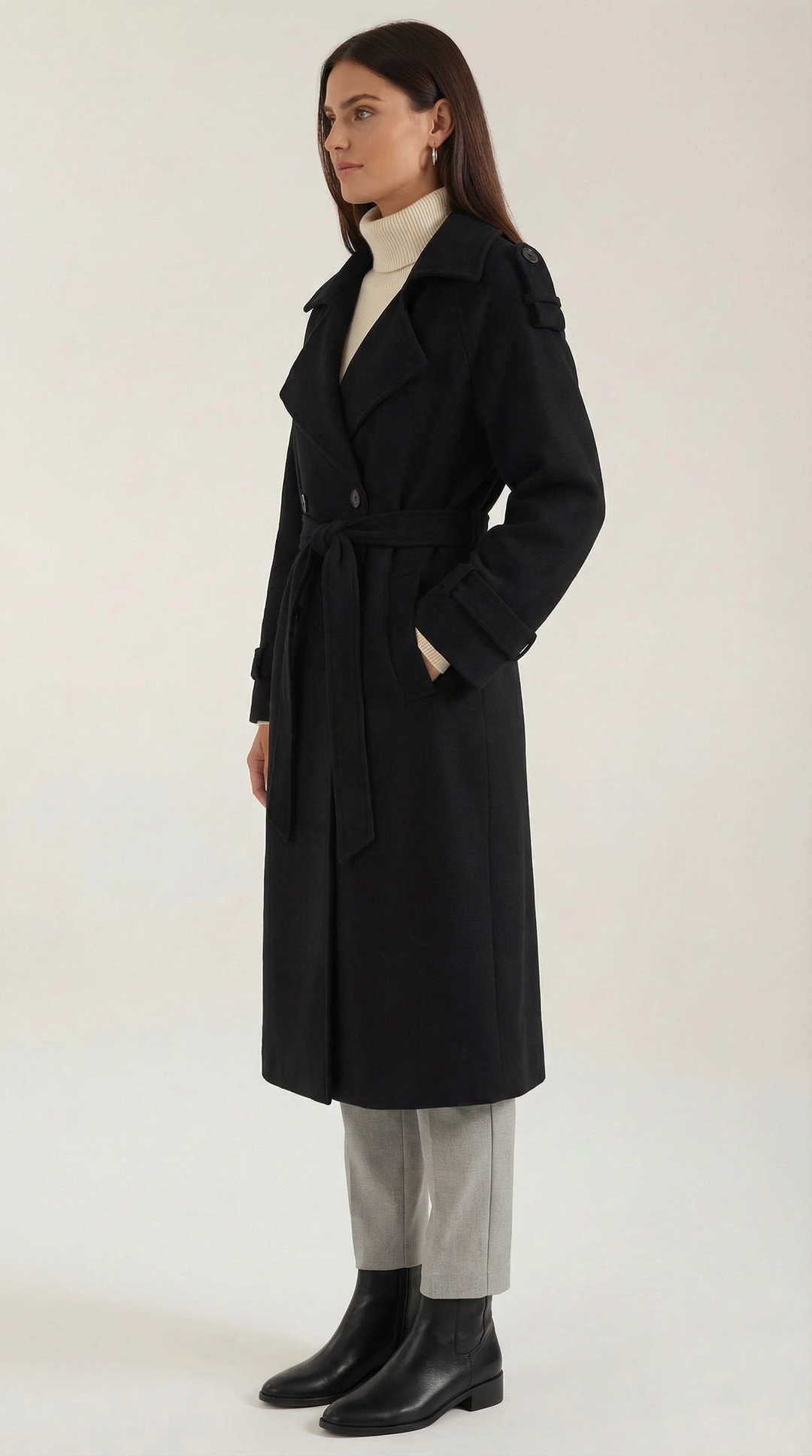 Dolores Long Trench Coat