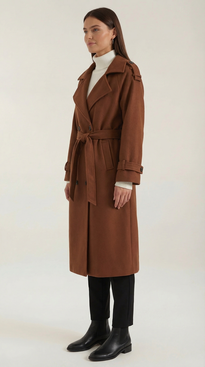 Dolores Long Trench Coat