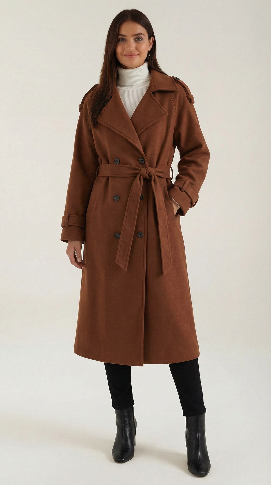 Dolores Long Trench Coat
