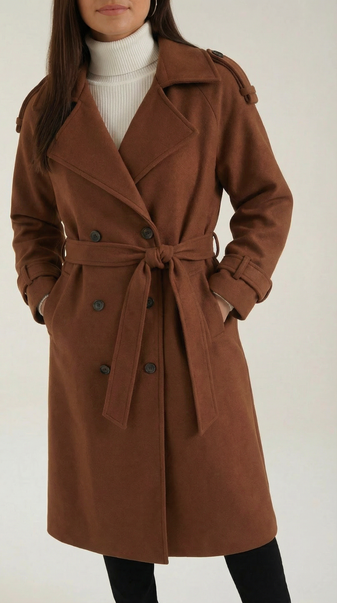 Dolores Long Trench Coat