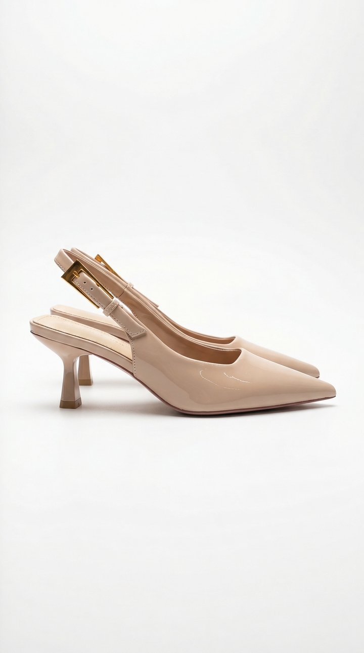 Elizabeth Low Sling Back Court Heels