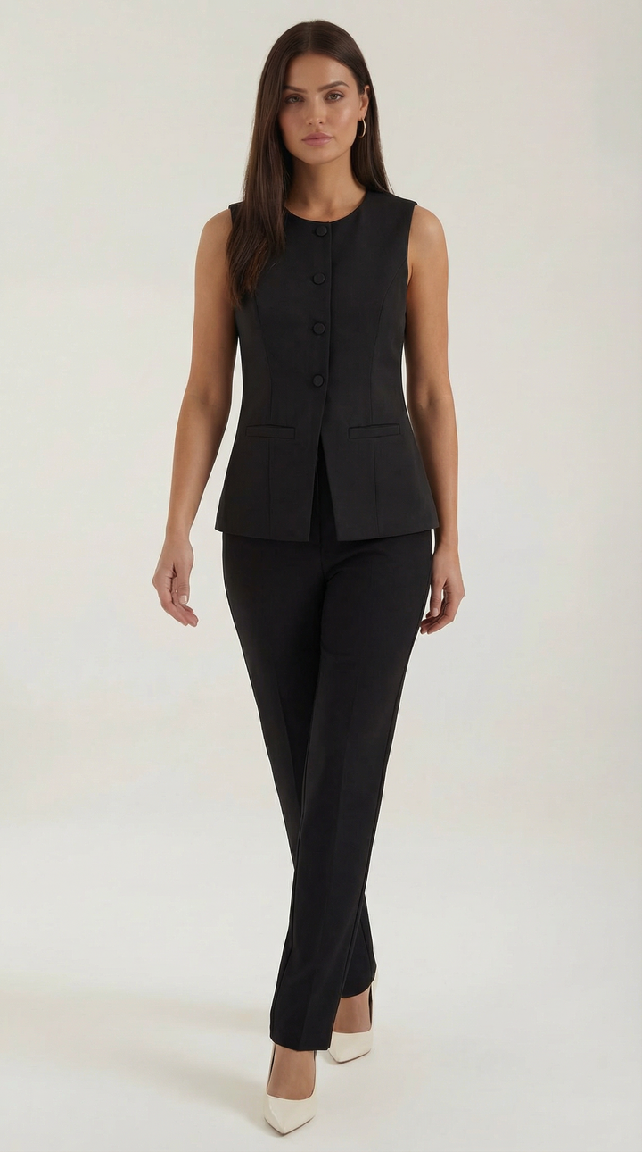 Ellie Buttoned Tank Top