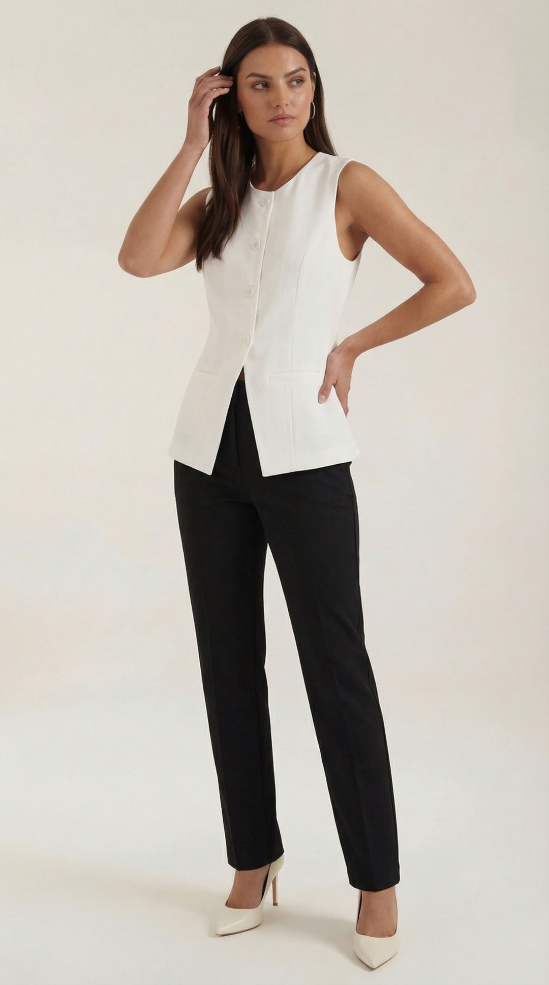 Ellie Buttoned Tank Top