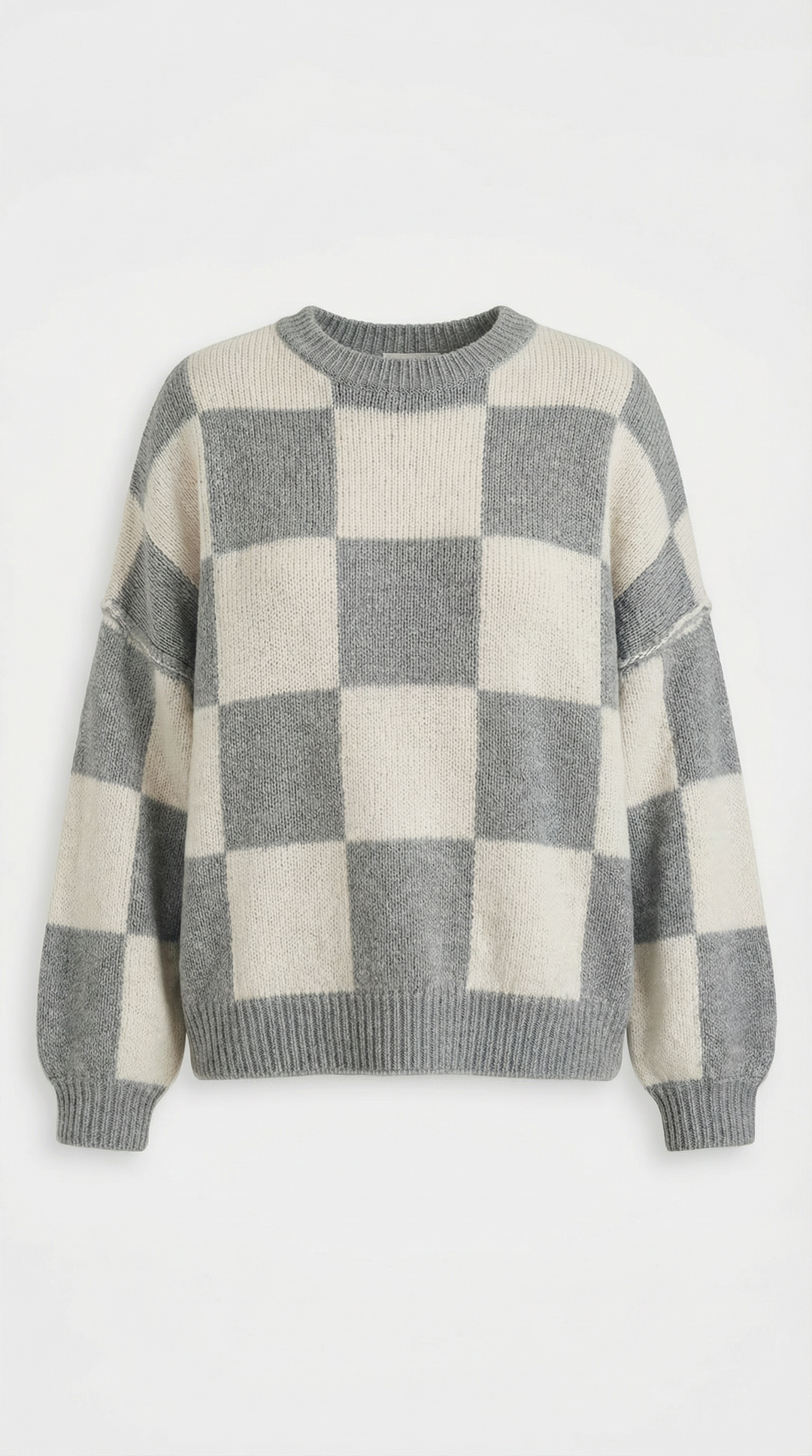 Emma Checkered Knit Sweater
