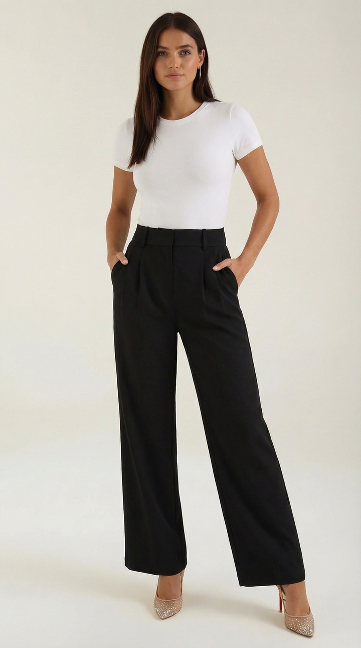 Emma Wide-Leg Trousers