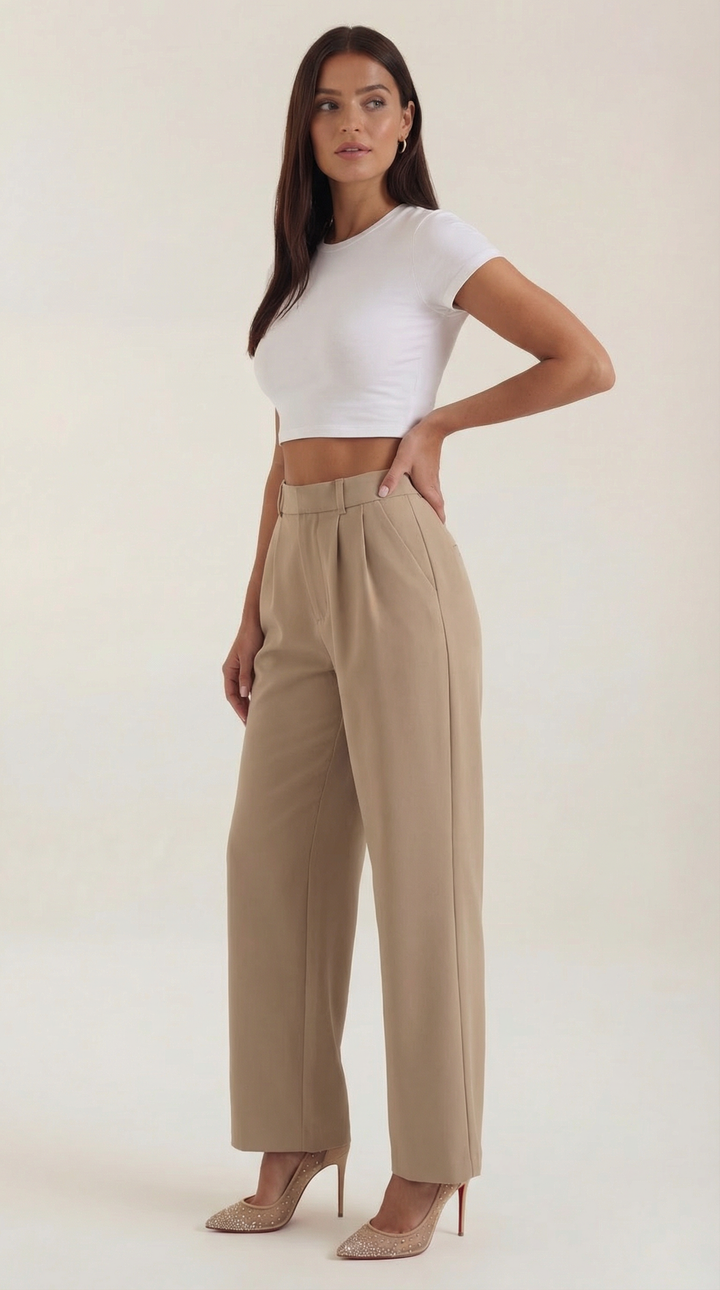 Emma Wide-Leg Trousers