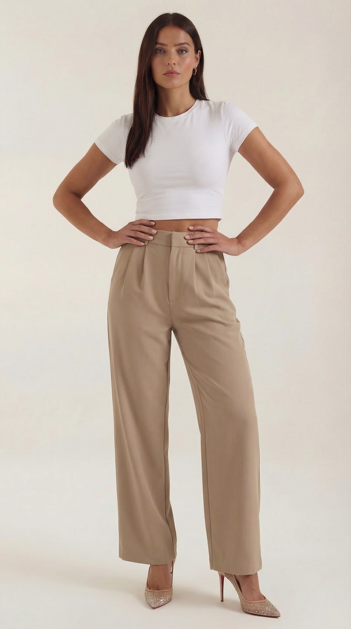 Emma Wide-Leg Trousers