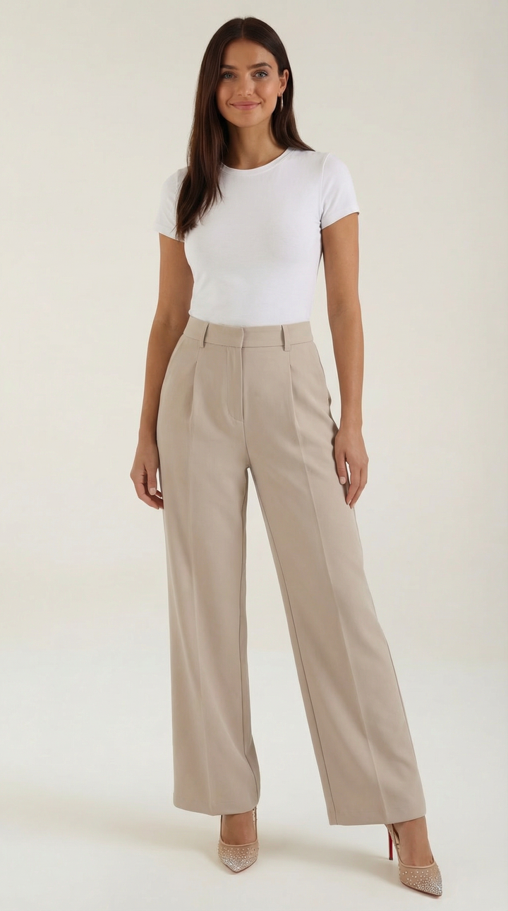 Emma Wide-Leg Trousers