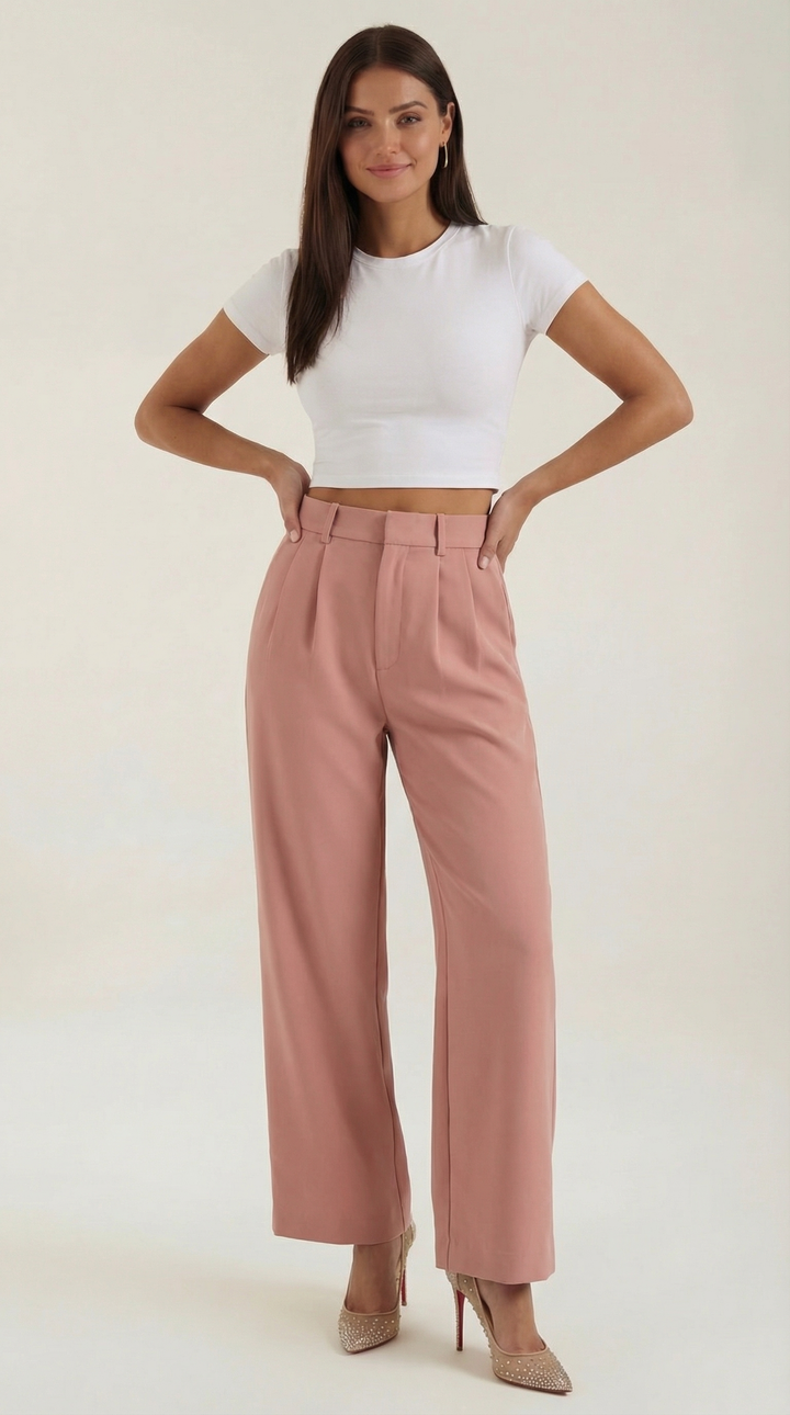 Emma Wide-Leg Trousers