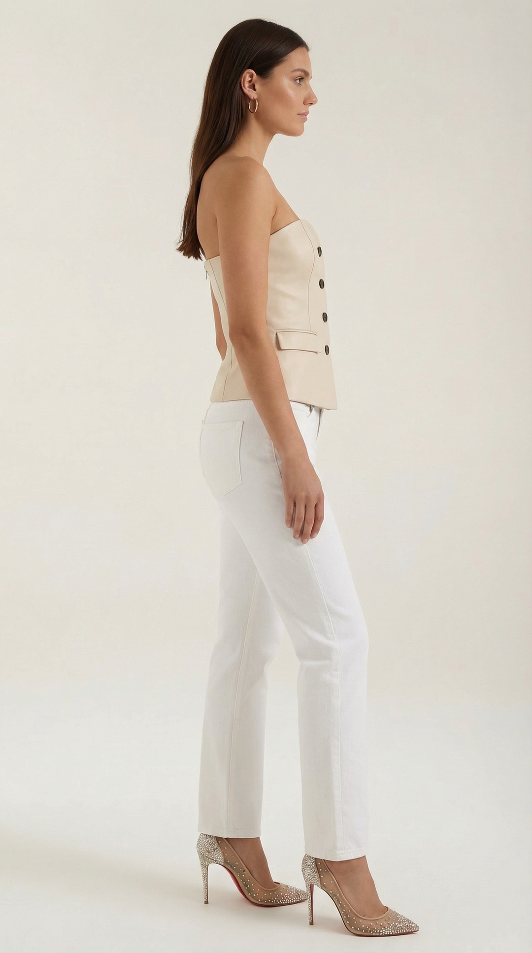 Fiona Strapless Blazer Top