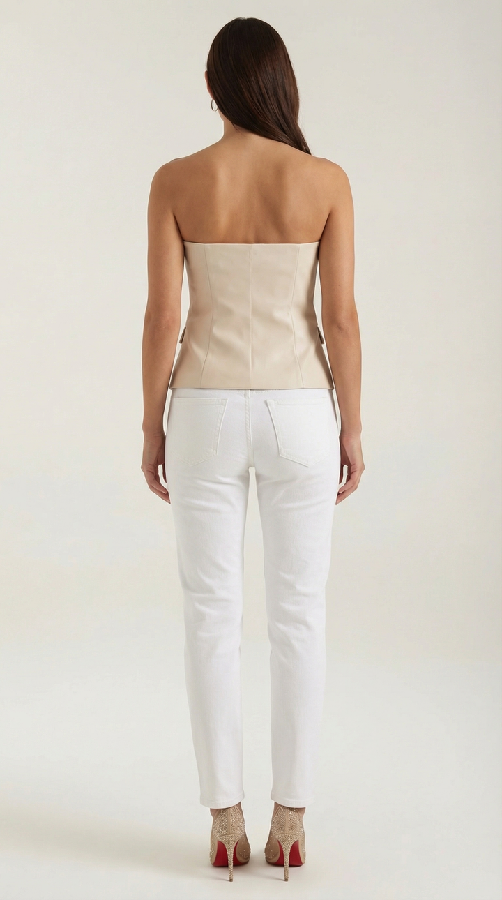 Fiona Strapless Blazer Top