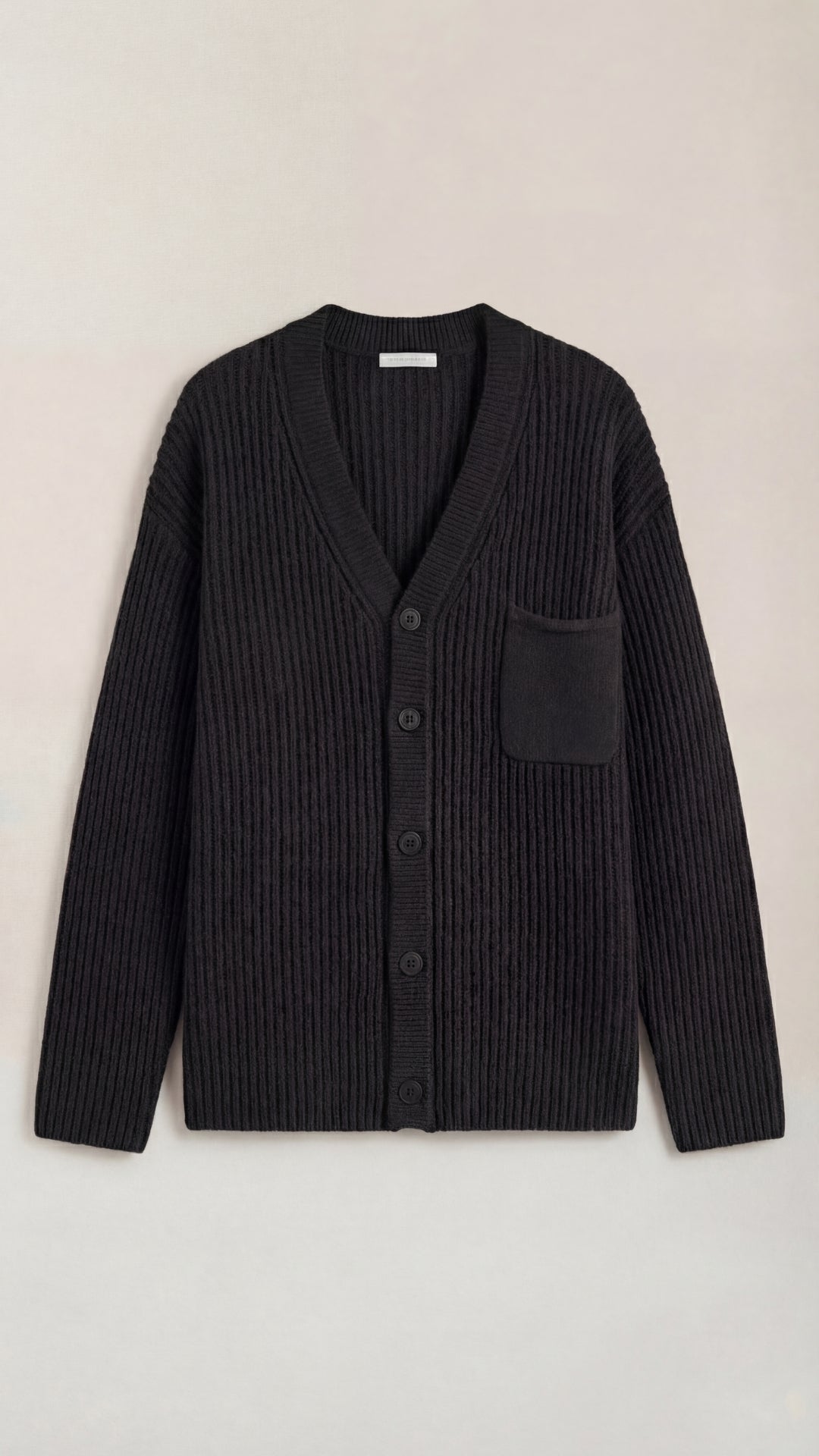 Frances Oversized Ribbed Knit Cardigan