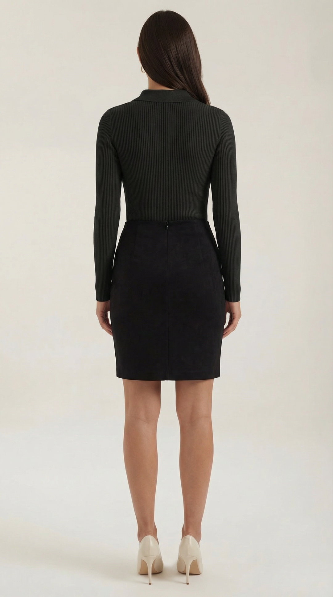 Gail Collared Long Sleeve Knit Top