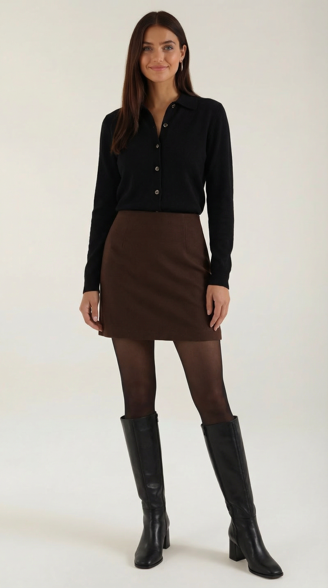 Gladys Collared Button-Down Cardigan