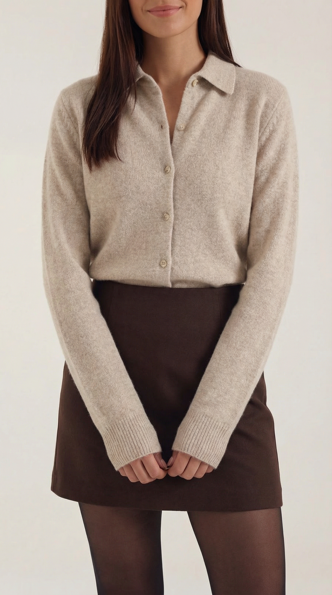 Gladys Collared Button-Down Cardigan