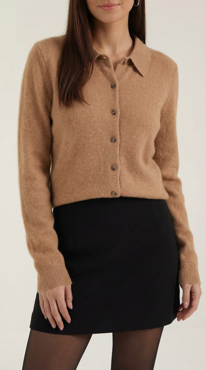 Gladys Collared Button-Down Cardigan
