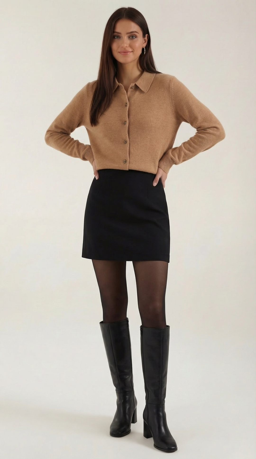 Gladys Collared Button-Down Cardigan