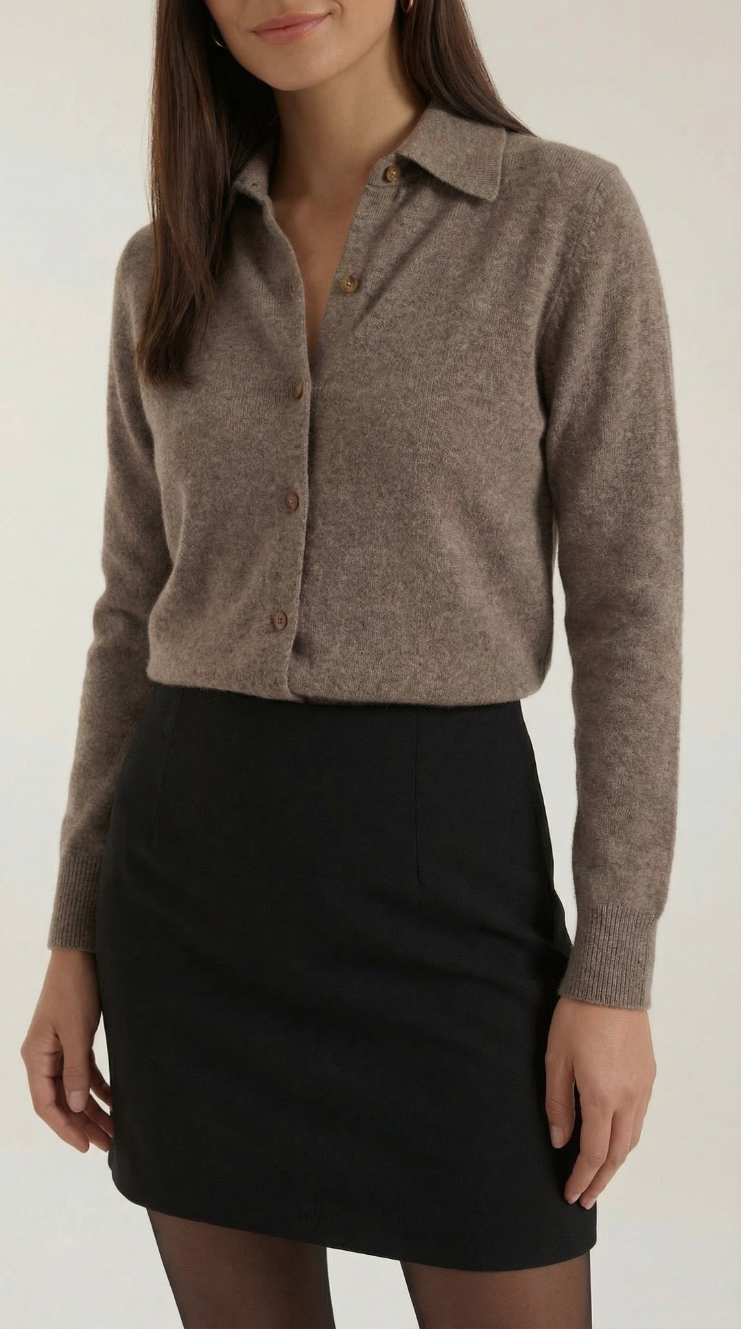 Gladys Collared Button-Down Cardigan