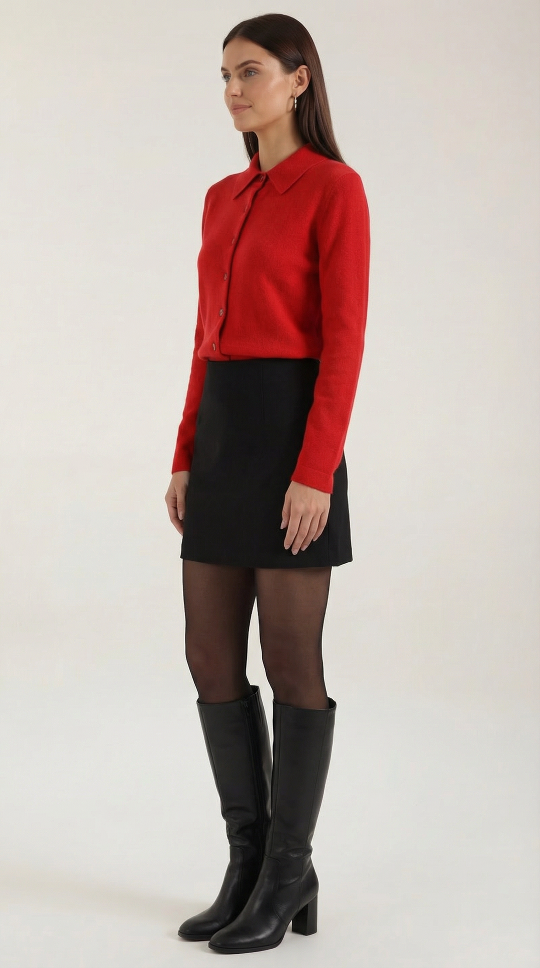 Gladys Collared Button-Down Cardigan