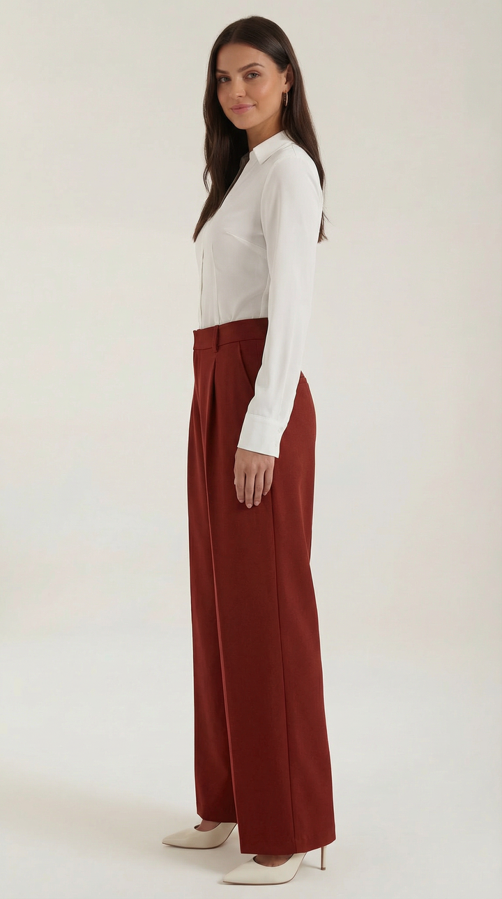Hazel Wide-Leg Trousers