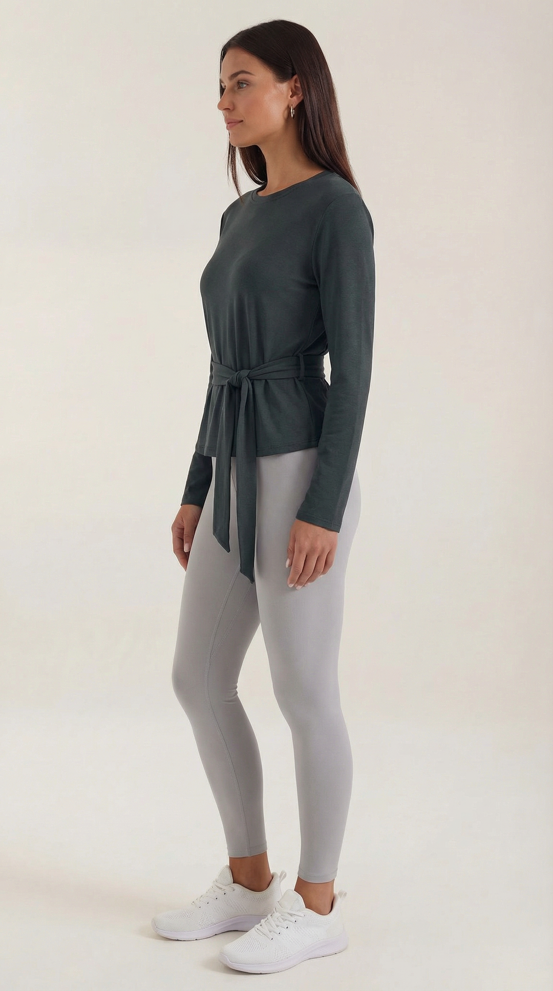 Holly Long Sleeve Tie-Waist Top
