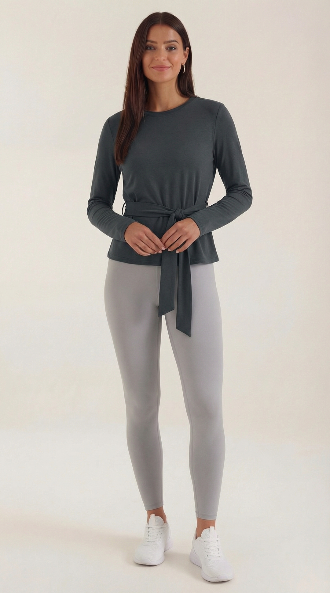 Holly Long Sleeve Tie-Waist Top