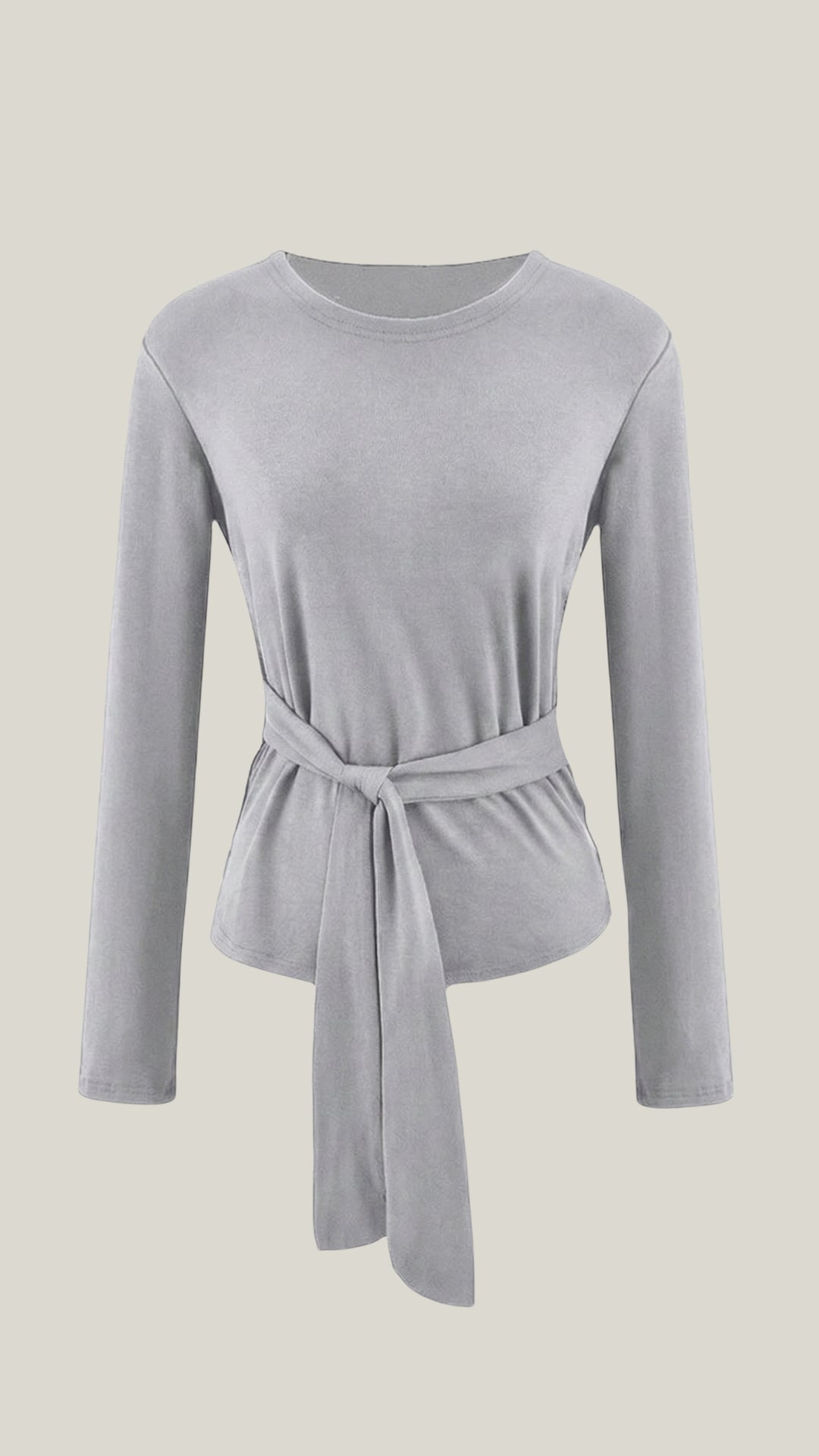 Holly Long Sleeve Tie-Waist Top
