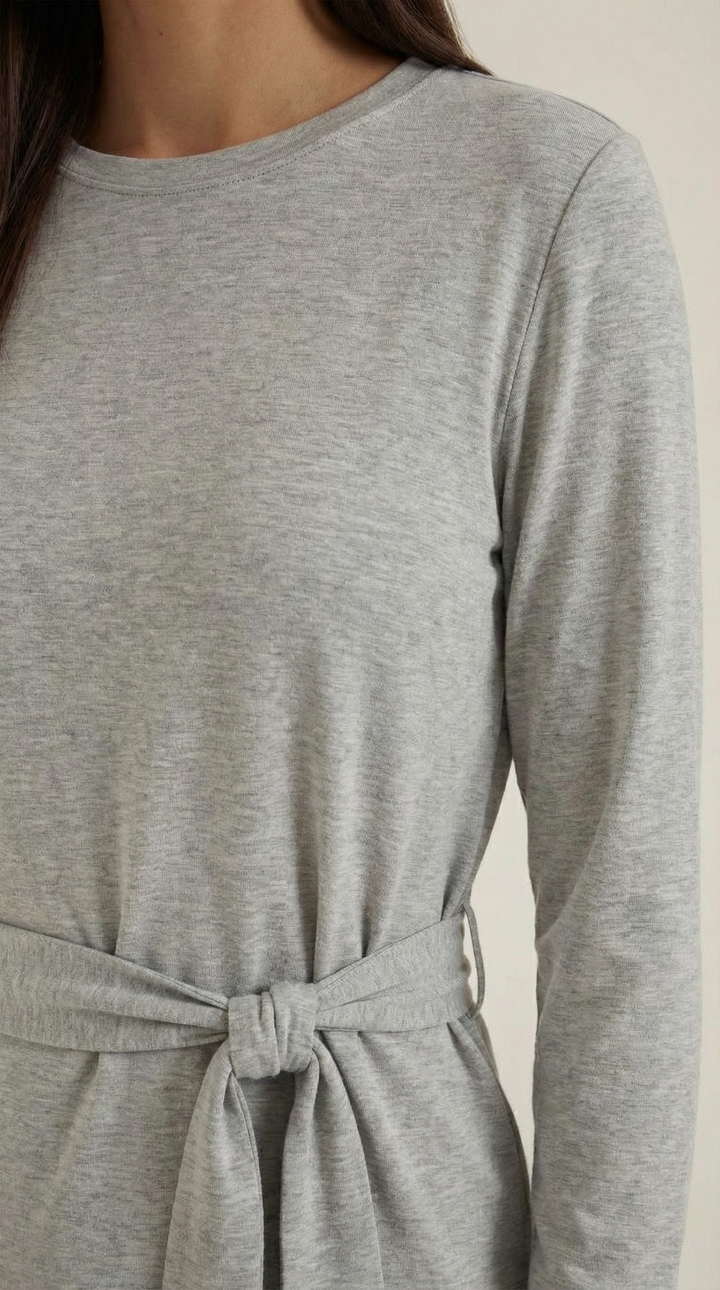 Holly Long Sleeve Tie-Waist Top