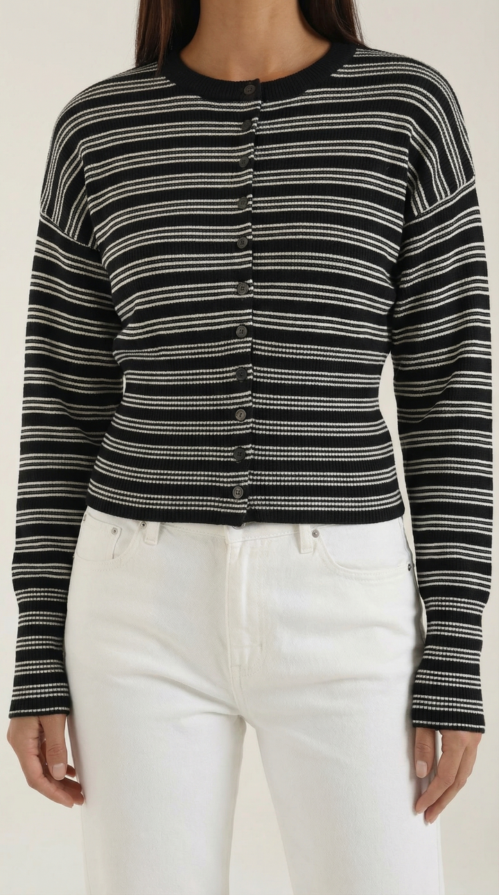 Ida Striped Cardigan