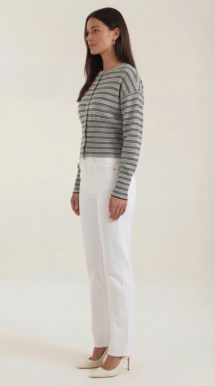 Ida Striped Cardigan