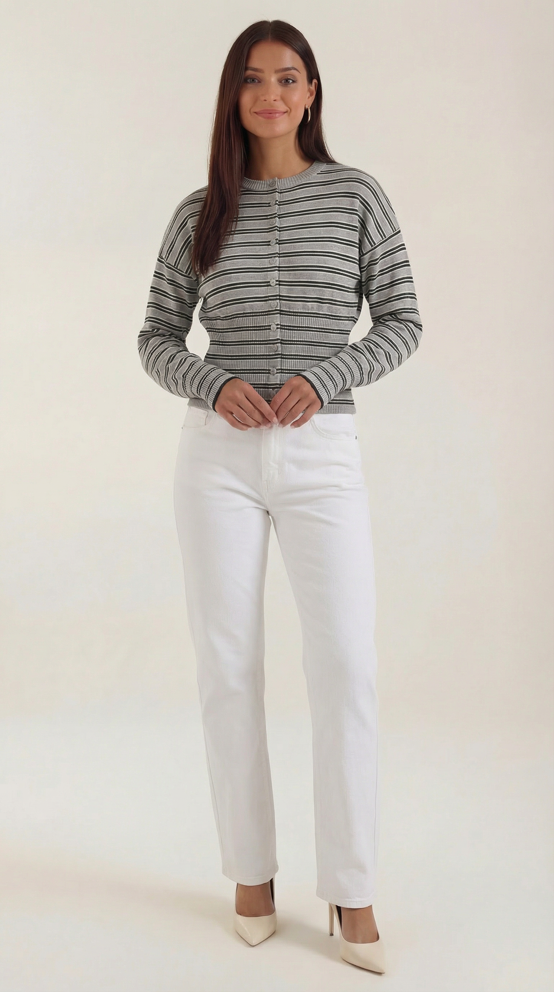 Ida Striped Cardigan