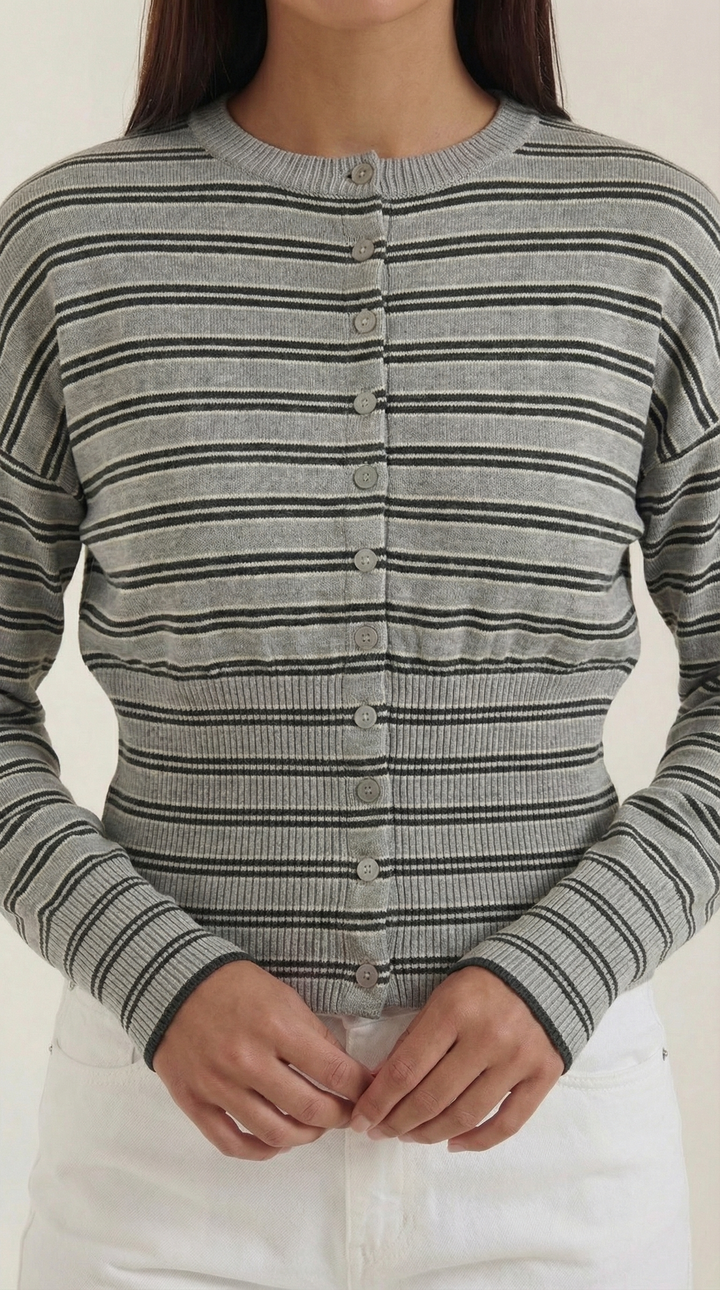 Ida Striped Cardigan