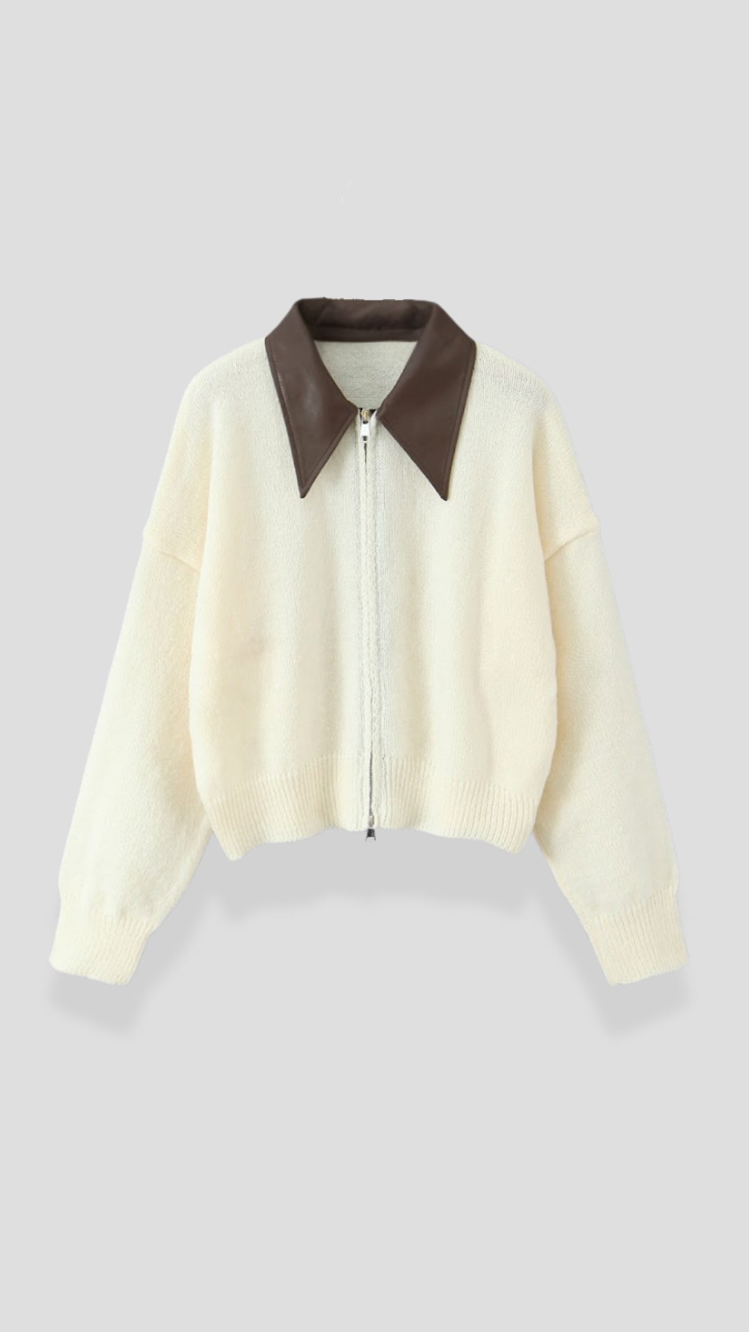 Irene Collared Crop Cardigan