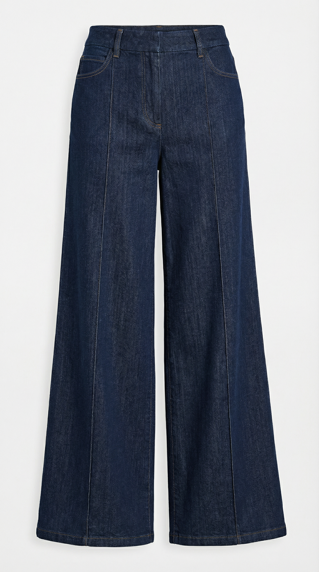 Jade Denim Wide-Leg Pants
