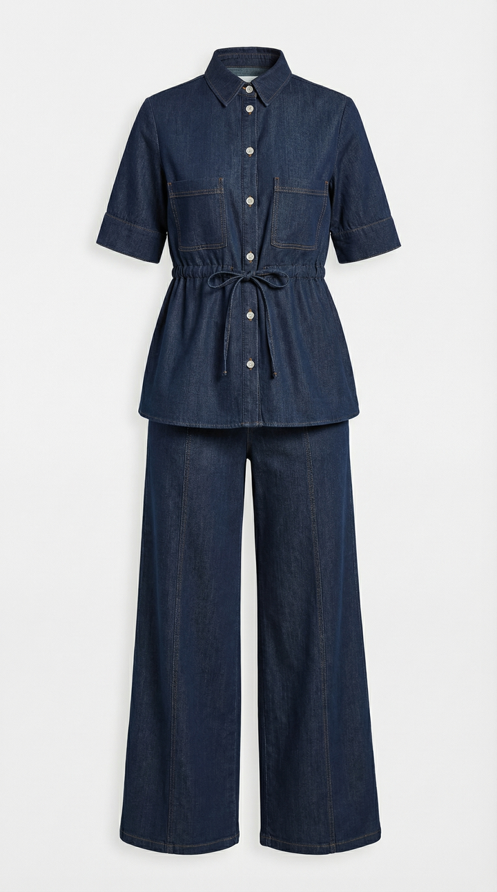Judith Denim Co-ord Top