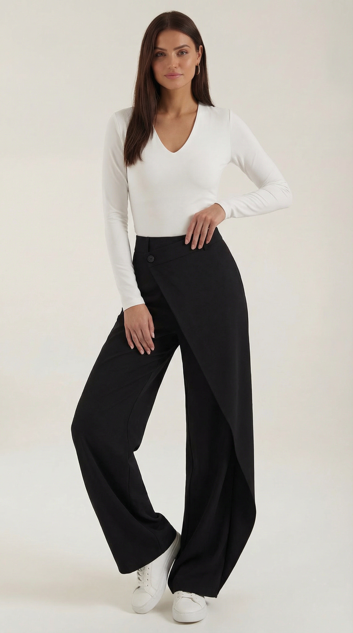Jean Asymmetrical Trousers