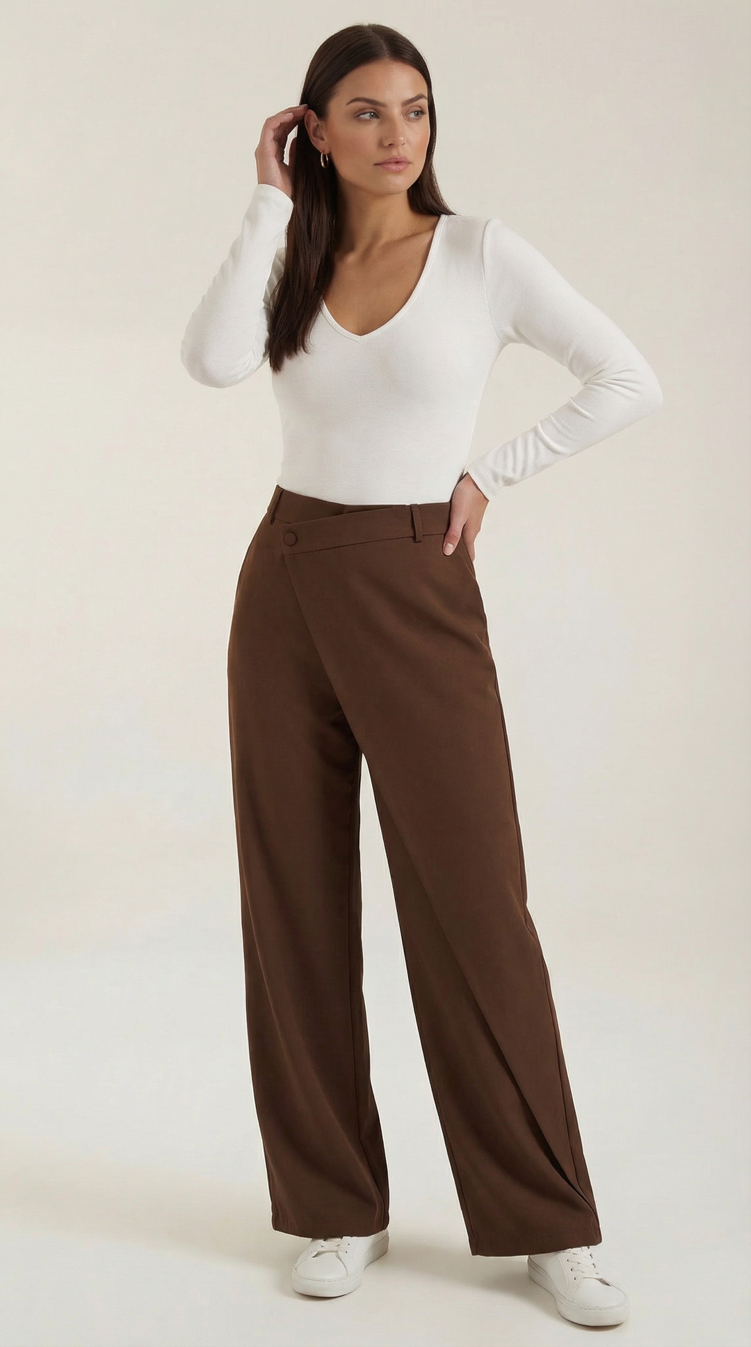 Jean Asymmetrical Trousers