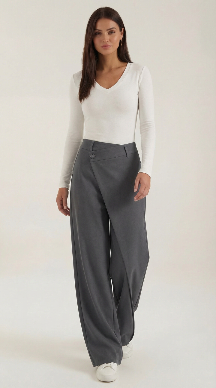 Jean Asymmetrical Trousers