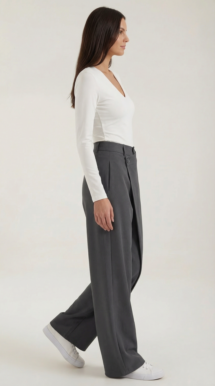 Jean Asymmetrical Trousers