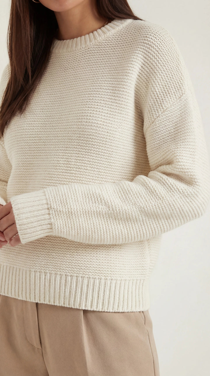 Julia Ribbed Knit Sweater