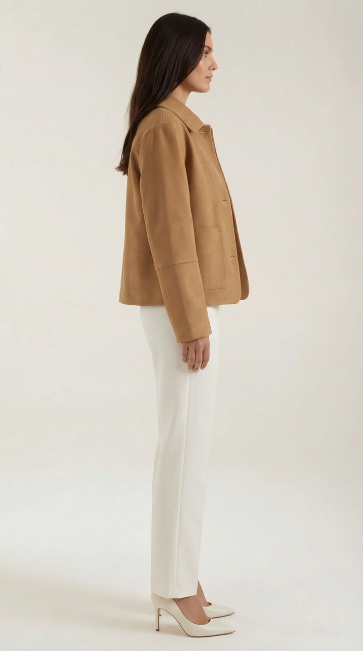 Julie Soft Buttoned Jacket